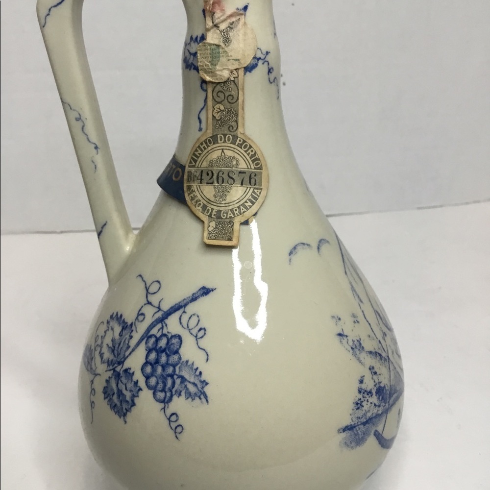 Vintage Real Vinicola Ceramic Wine Decanter Bottle Savacem Portugal Gilman & CTA - Picture 15 of 16